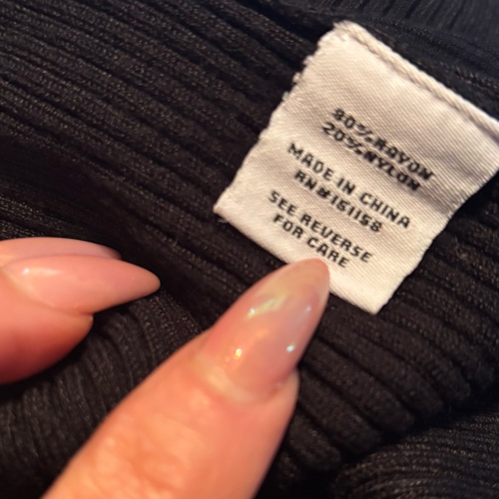 525 America Rib Dress |Turtleneck | Size L - Picture 6 of 16